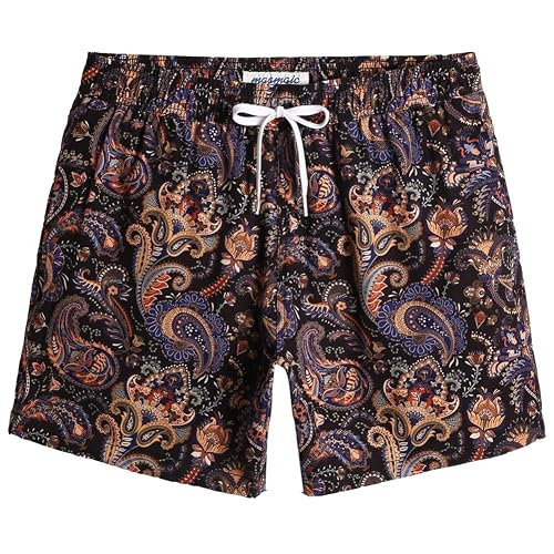 maamgic Mens Boys 80s 90s Vintage 4 Way Stretch Swim