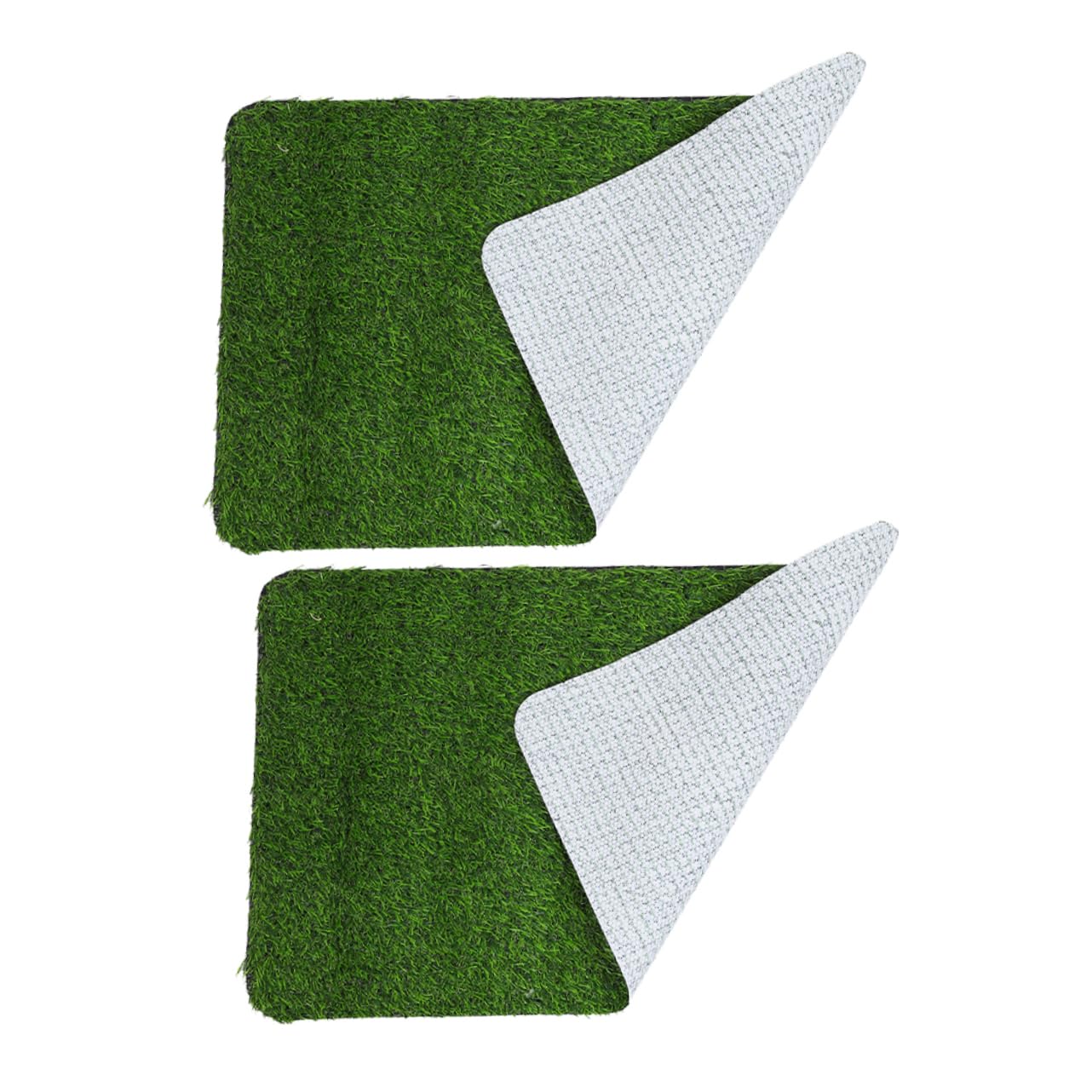 Gazon artificiel lavable HEMOTON lot de 2 tapis en polypropylène facile à entretenir