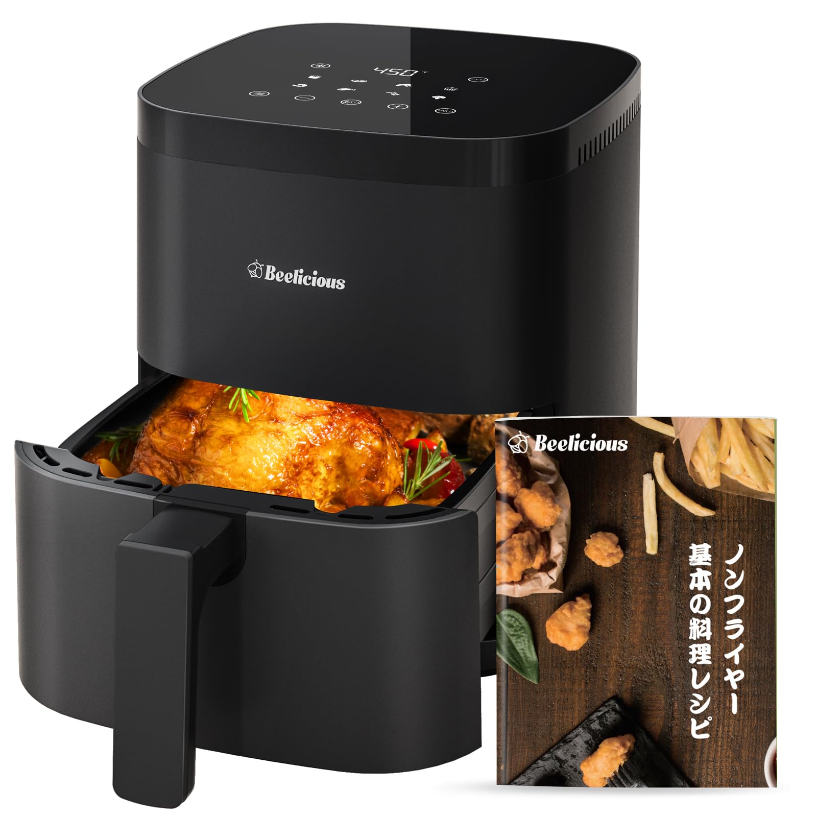Amazon.co.jp: Beelicious ノンフライヤー 1-5人 230℃ オイルカット