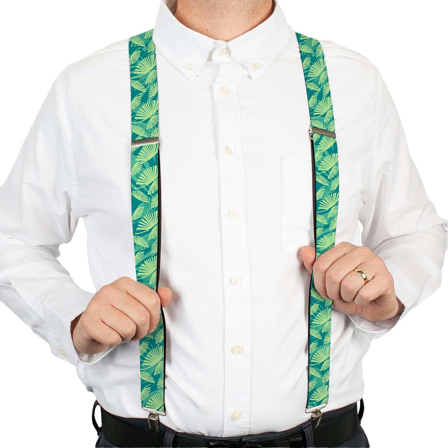Buckle-Down Suspender - Palm Trees Accessory, Palm Trees