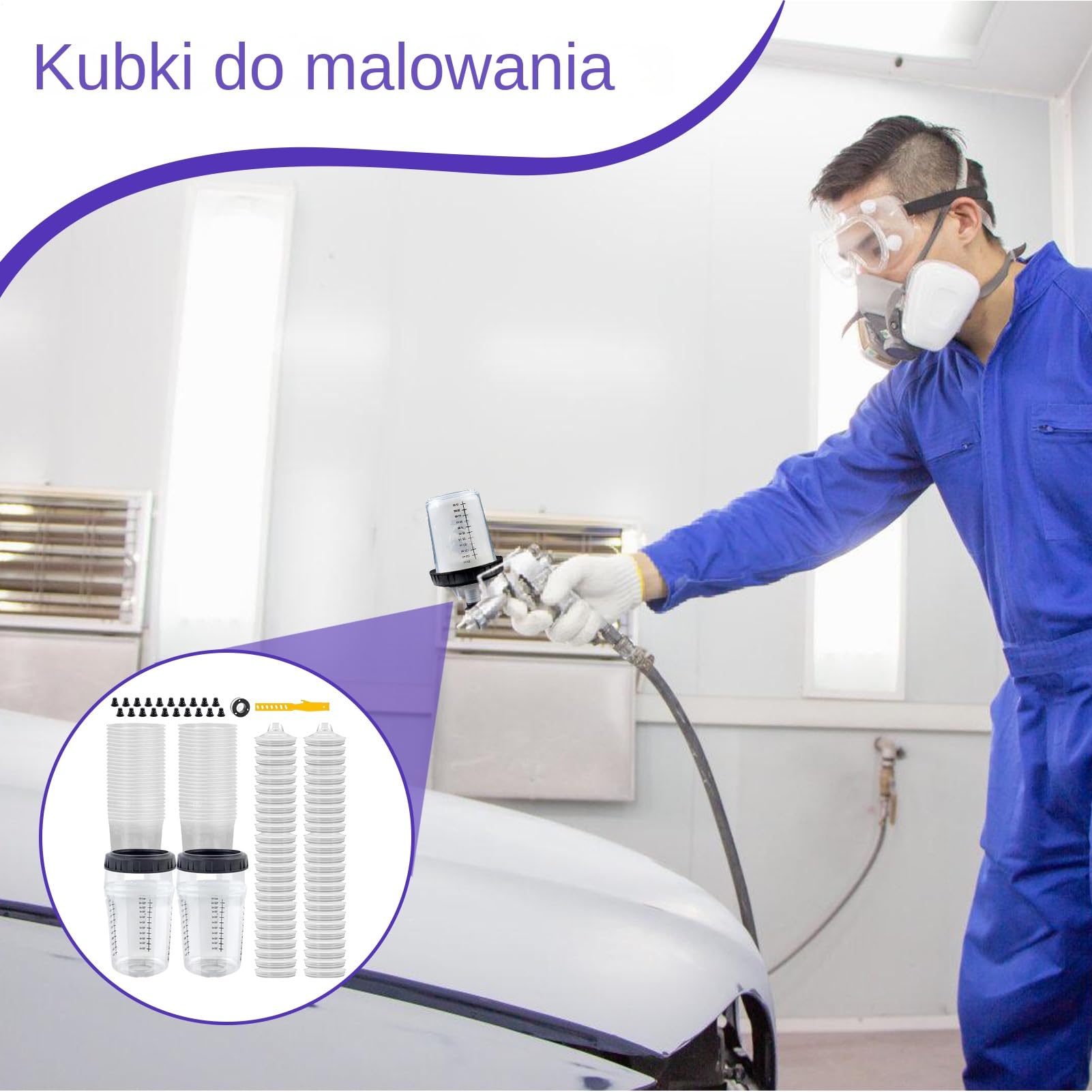 Kubki Do Mieszania Farby Samochodowej Kubki Pomiarowe Do Mieszania Farby | Wielofunkcyjne Akcesoria Dla Modelarzy I Majsterkowiczów