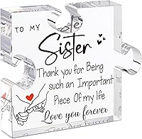 Vista 15 de Regalos para Tía de Sobrina - Placa Única de Pieza de Rompecabezas de Acrílico para Cumpleaños de Tía, Decoraciones de Escritorio, Regalo para Tía