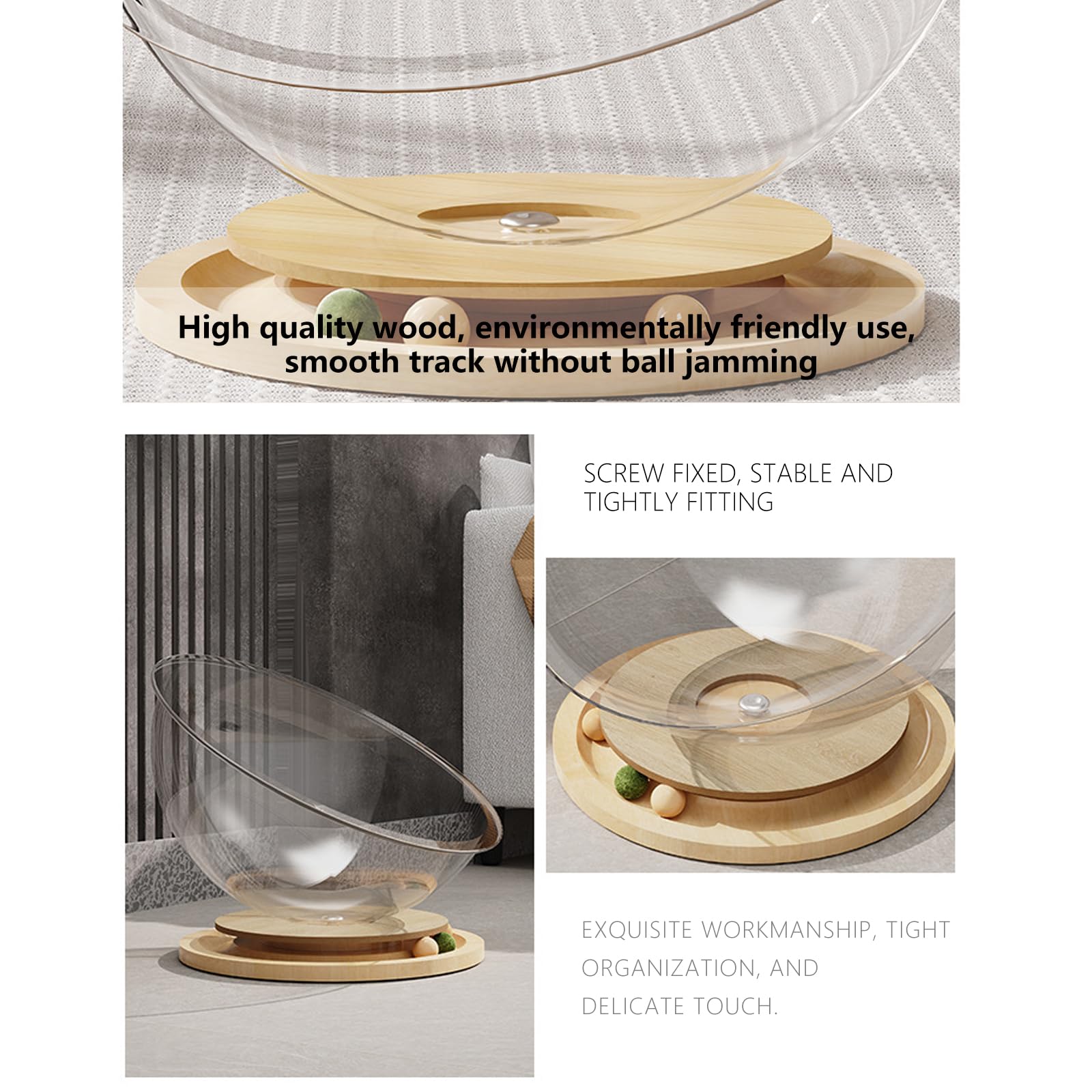 Gatos juguete durabilidad juego universal espacio cabaña cama para felinos activos transparentes