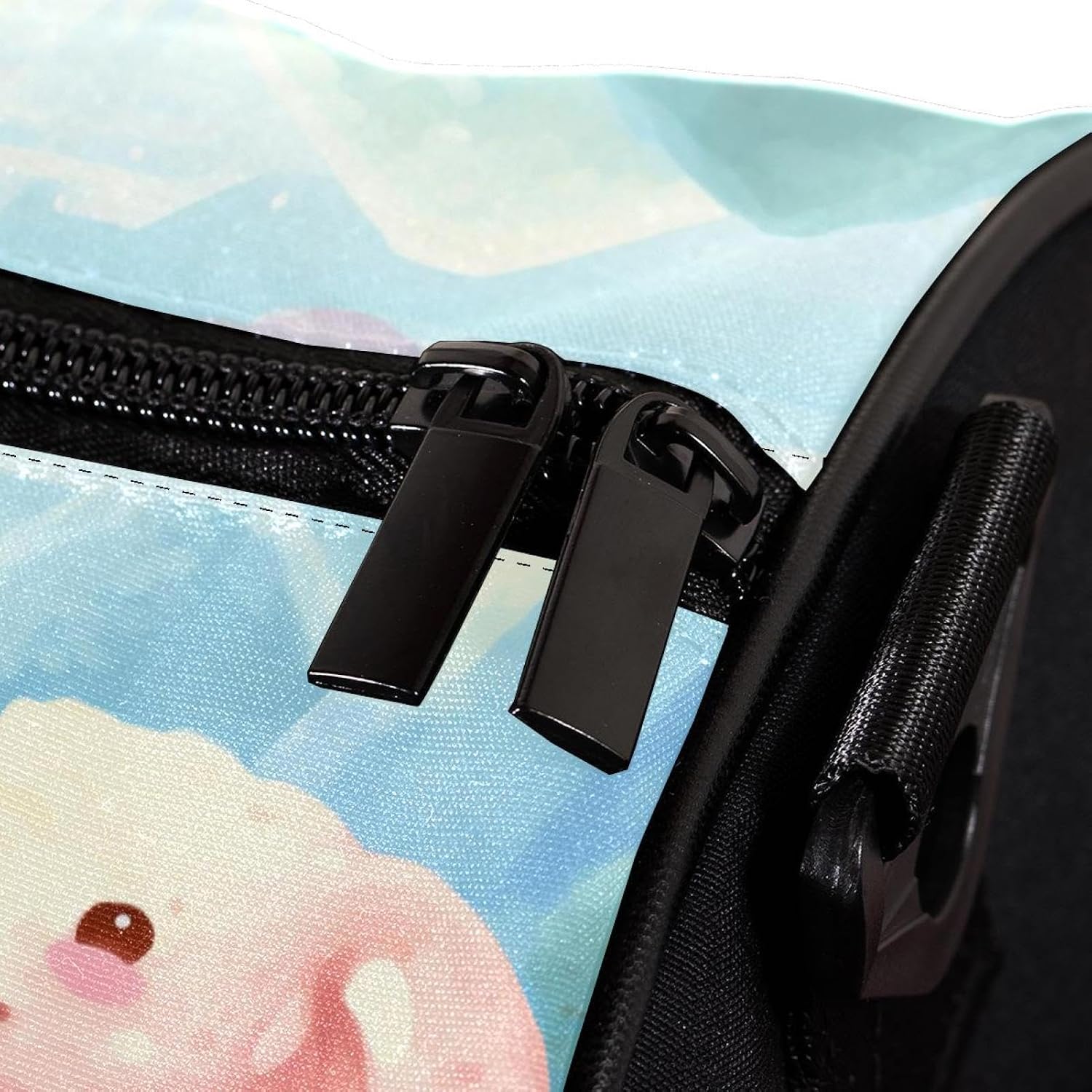 Gym Bag for Women,Small Gym Bag for Men,Bear Bunny Elephant,Overnight Bag