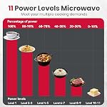 GASLAND 30 Inch Over the Range Microwave Oven, 1.9 Cu.ft. Above Stove Microwave, 11 Power Levels, One Touch Cooking, 400 CFM,1000W, LED, Turntable, Sensor Cook, Over Stove Microwave, Stainless Steel | One-Touch Cooking, 11 Power Levels, LED Cooktop L