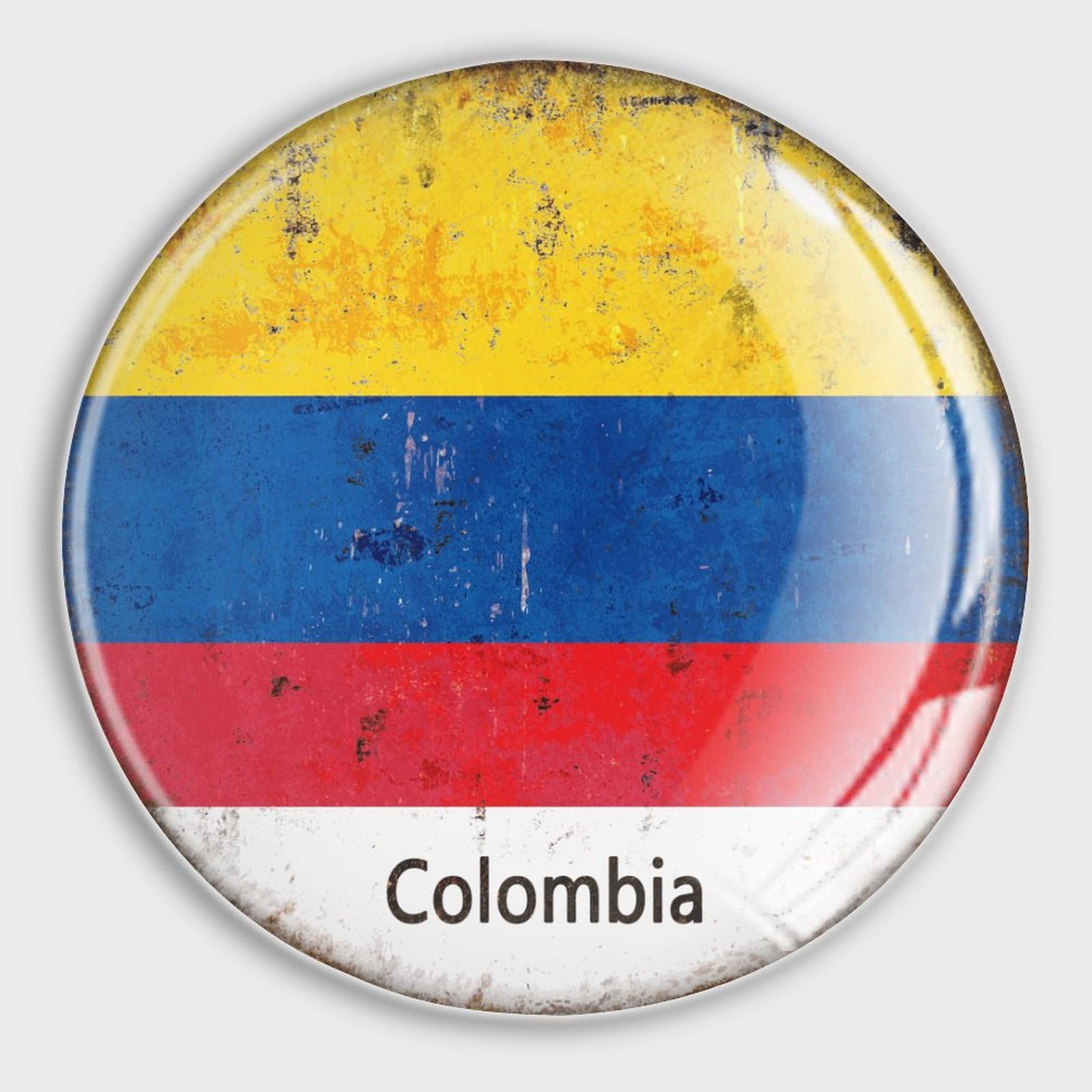 Aimants de réfrigérateur Colombie lot de 4 pour cuisine et tableau blanc de bureau
