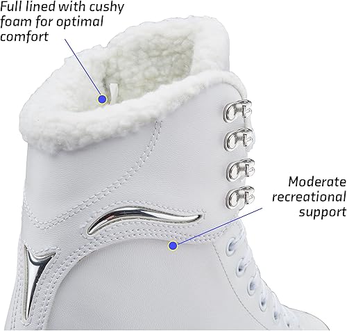 Miniatura 4 de Jackson Ultima SoftSkate - Patines de hielo para patinaje artístico para mujer/niña, ancho medio