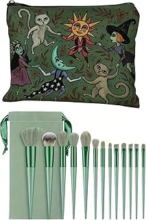 Whimsical - Bolsa de cosméticos de bruja y ga...