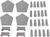 Sammoners Kit Tabletop & RPG Terrain Game Set for Dungeons & Dragons Pathfinder Castle Crusaders Age 13 Runequest Asunder Zombicide Imperial Assault and More