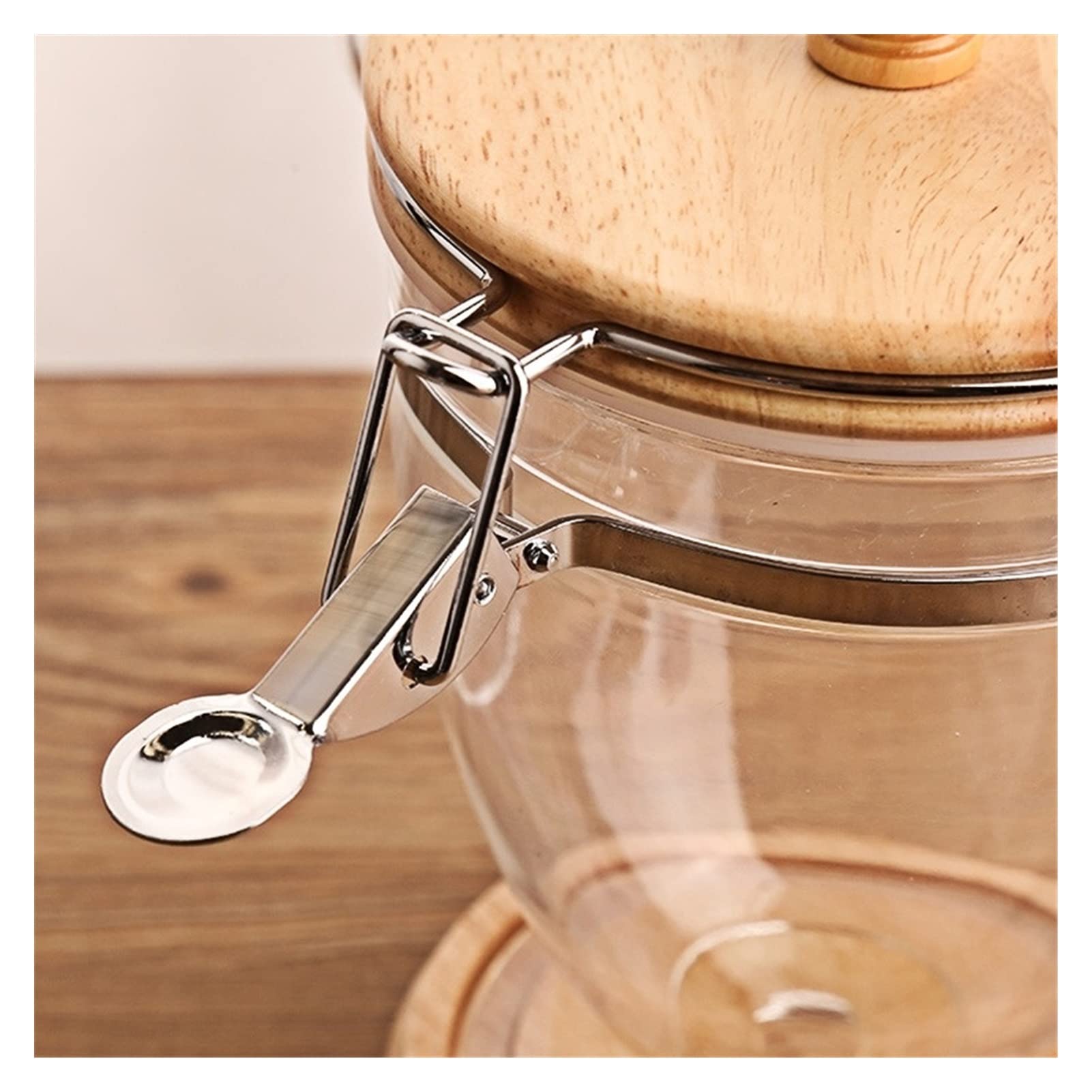 QINGGANGLING999 Kaffeedosen Kaffee versiegelte Glas Kaffeedosen Home Aufbewahrung Organizer Container Candy Panzer Lebensmittel Jar Lagerung Caddies Tee Can Kaffeedose Luftdicht (Size : 1150ML)