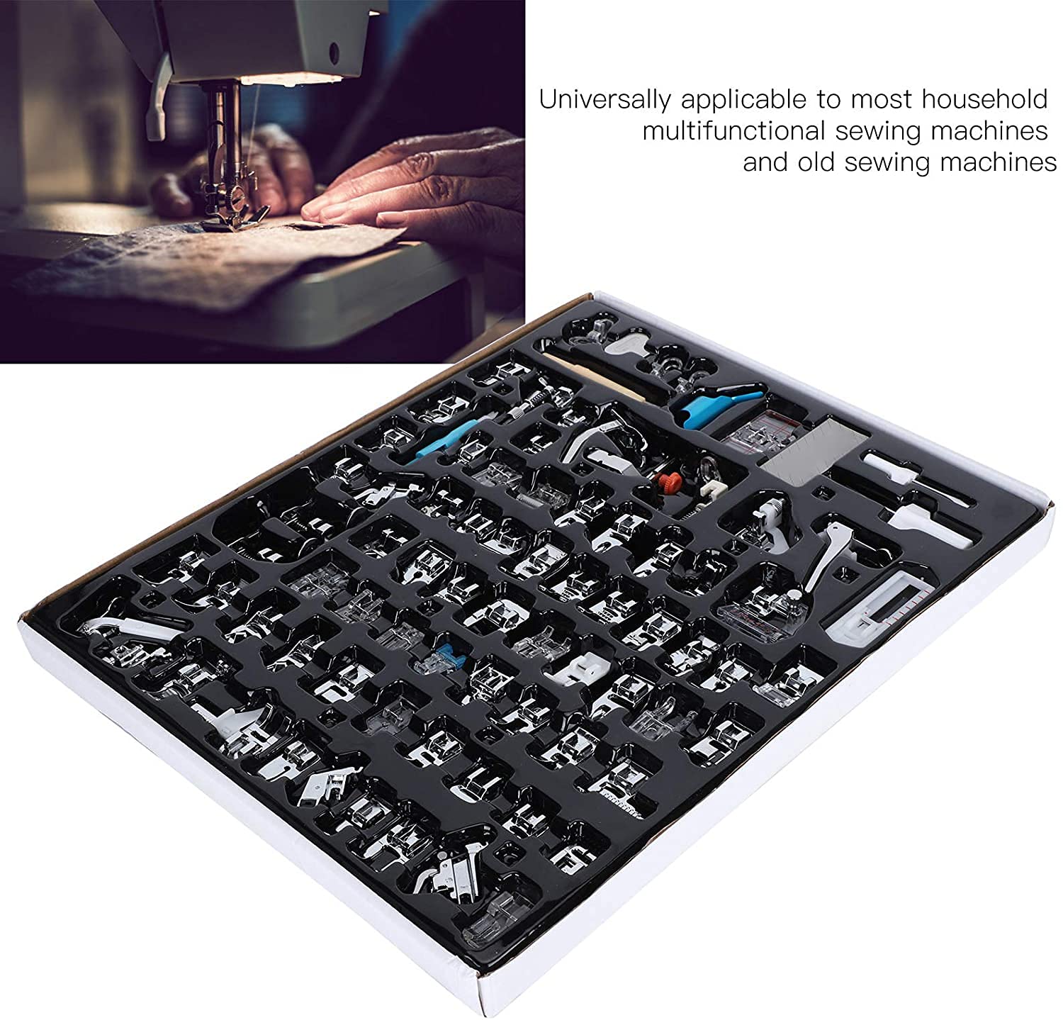 SYGA 82Pcs Presser Feet Set - Sewing Machine Accessories -8