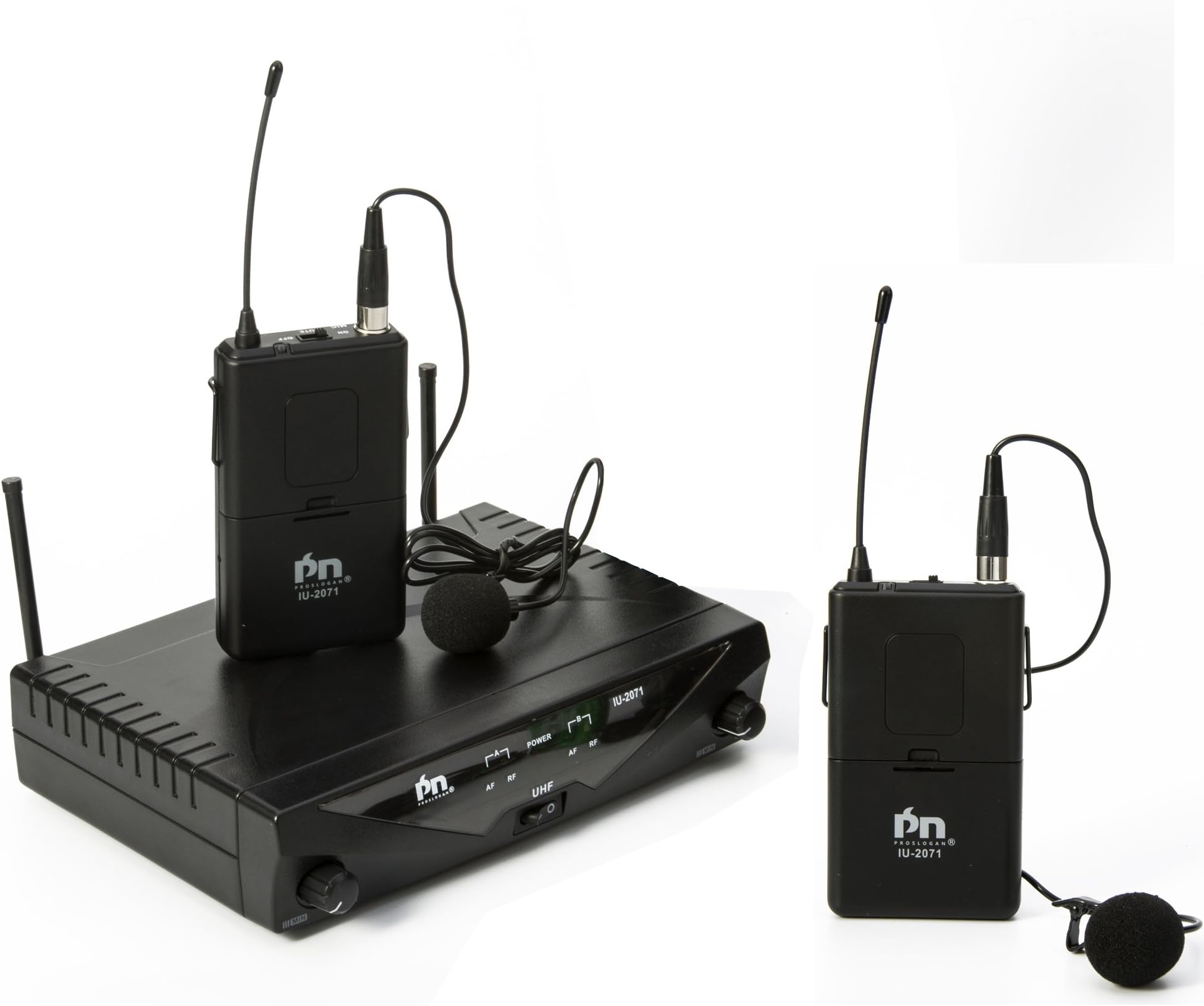 IU-2071 UHF Wireless Microphone 2 Clips (Radom Frequency)