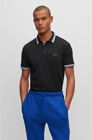 BOSS Mens HBG Paddy Euro Polo Shirt Short Sleeve