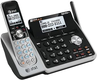 AT&T TL88102 TL88102 Cordless Digital Answering System Base and Handset