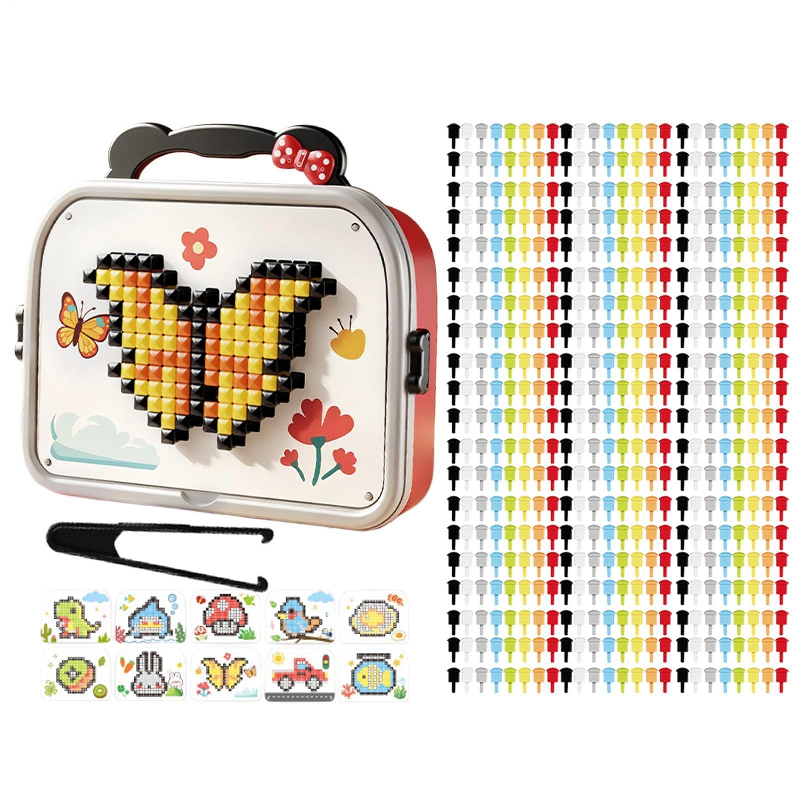 Tablica z kołkami dla dzieci Mushroom Nails edukacyjne zabawki DIY