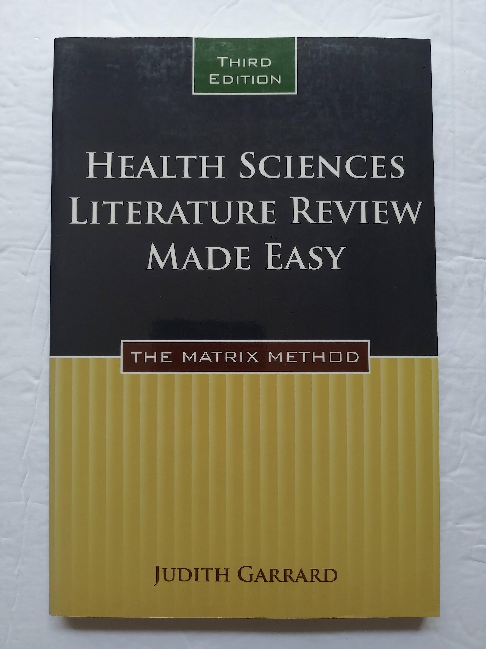 Buy Health Sciences Literature Review Made Easy: The Matrix Method — BookShops.in