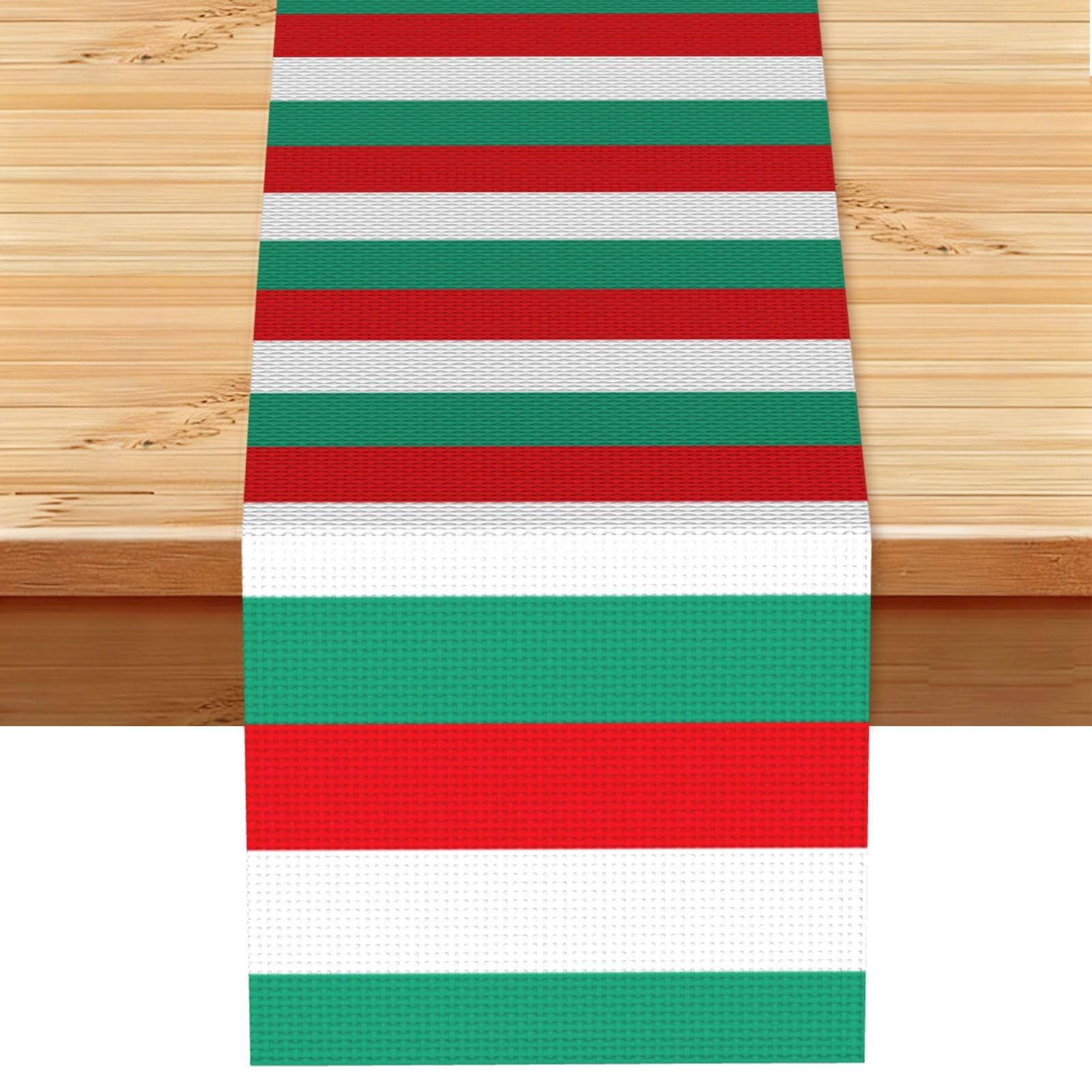 Bulgarian Flag Multi Purpose Table Runner for Home Decor, Printed Table Cloth for Kitchen Table, Countertops & Dining Area