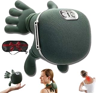 Neck Massager Massage Master for Shoulder, Cervical Relaxer Pillow, Shiatsu Back and Neck Massager, Electric Kneading Massage Pillow, 3-Speed Adjustment with Heat