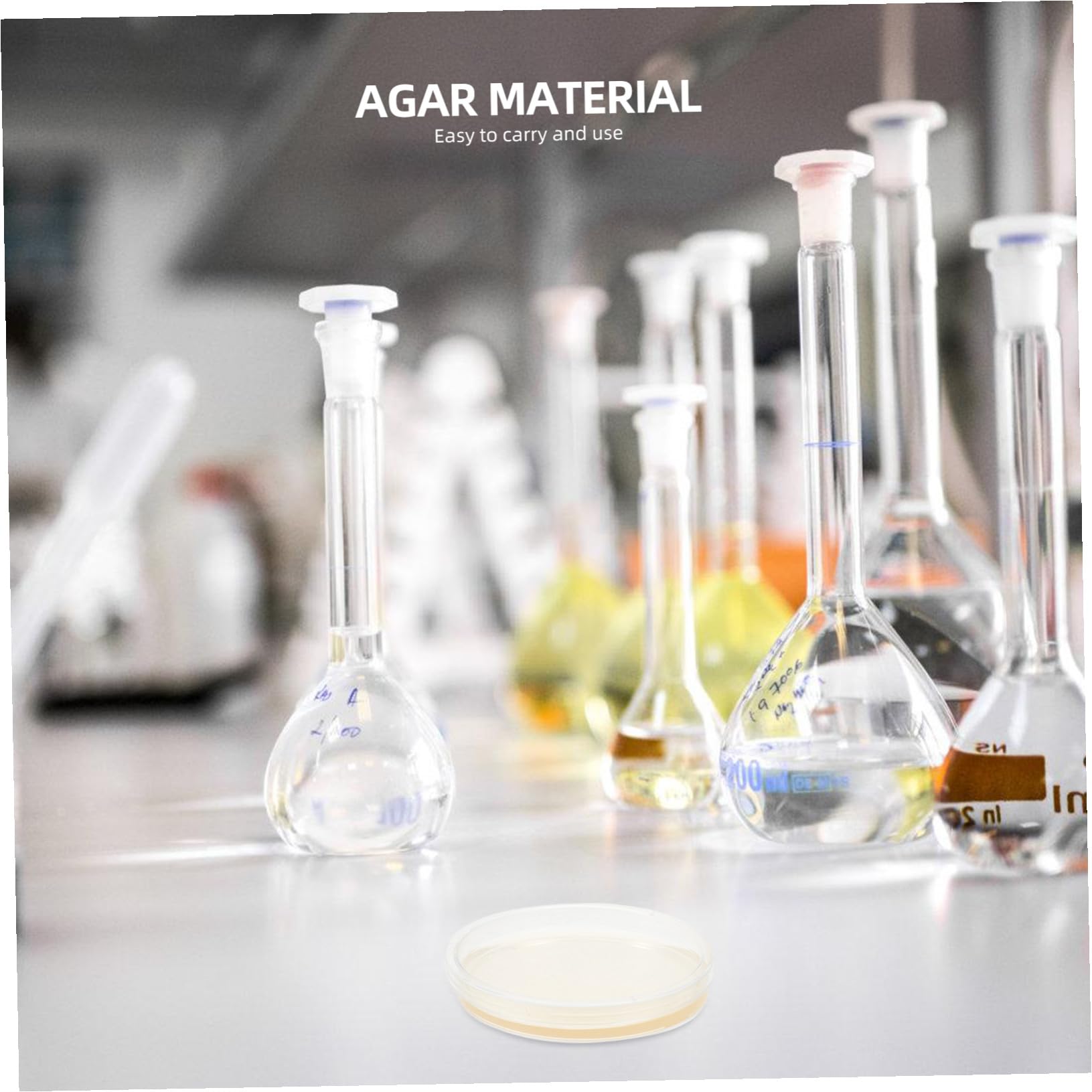 Placas de Petri de Agar Pre-vertido 10piezas 9cm Lb para Aislamiento | Suministros para Experimentos, Placas de Agar para Laboratorio, Decoracion Colegio