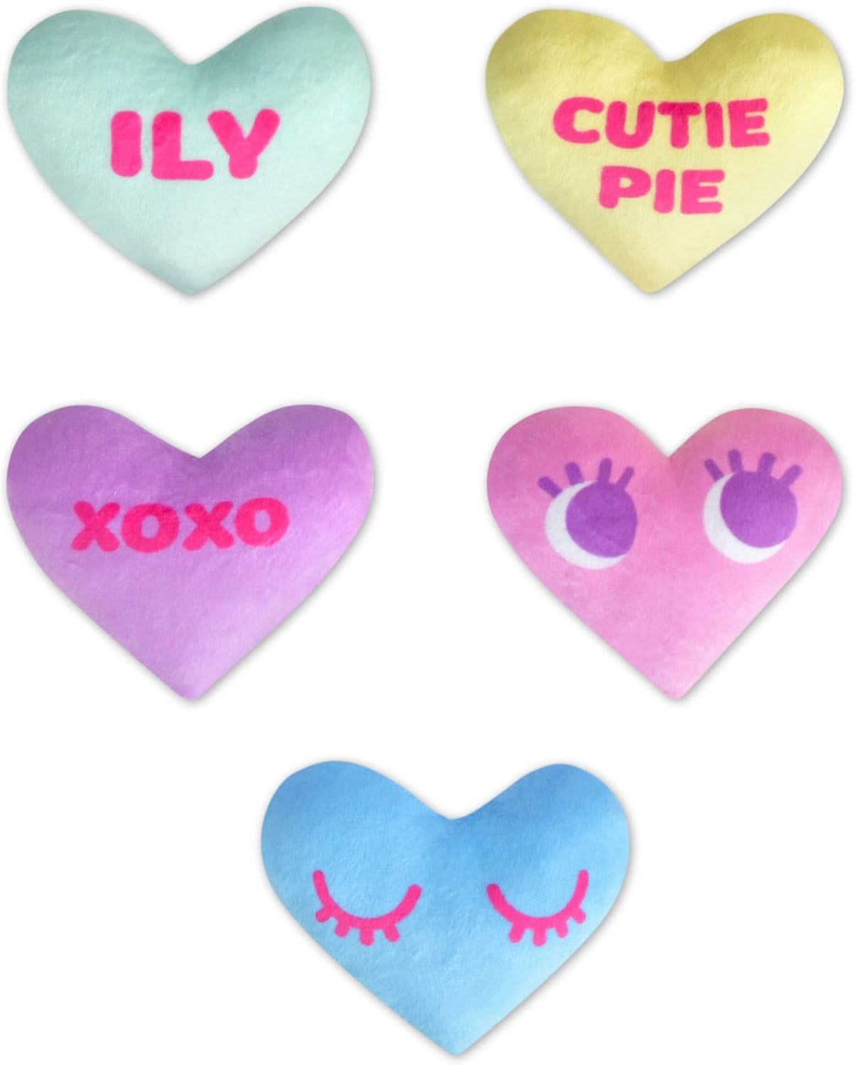 iscream Play with Your Food! Cotton Candy Play Pillow Set with Embroidered Accents