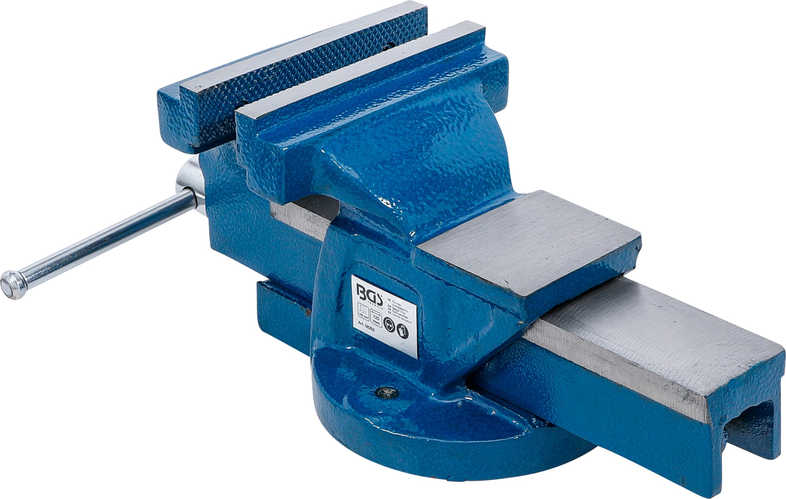 BGS 58265 | Tornillo de banco | mordazas de 125 mm