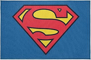 GRAPHICS & MORE Superman Anti-Slip Welcome Doormat, 20â€ x 31.5â€ Super Shield Door Mat for Indoor & Outdoor, Front Entrance, Outside Patio/Inside Entry Way