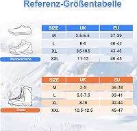 ZUXNZUX Csúszásgátló Hágóvas Cipőre M-es - Rozsdamentes Acél Tüskék Túrázáshoz, Hegymászáshoz, Téli Jégen és Hóban - Unisex Szilikon Talpbetét  3