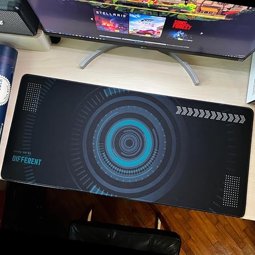 Miniatura 8 de Retrodex Alfombrilla de escritorio, alfombrilla grande para mouse para escritorio, alfombrilla de mouse para juegos, impermeable, suave,