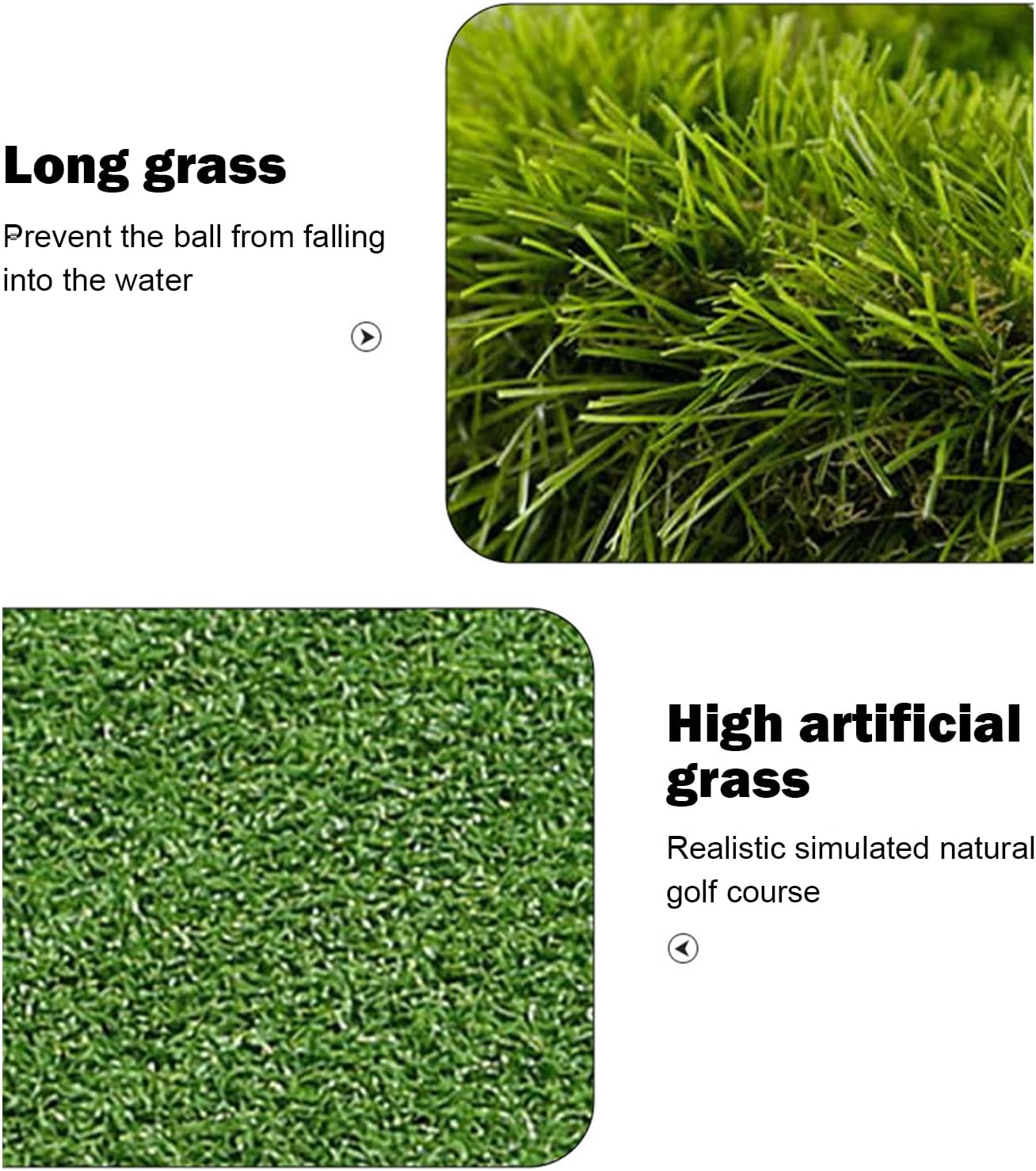 Floating Golf Green,Floating Golf Putting Turf Game Set - Practice Mat for Outdoor, Training Activities for Pool Lake Backyard Swimming Pool