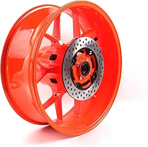 Amazon.com: Arashi Rear Wheel Rims and Brake Disc Rotors for Honda ...