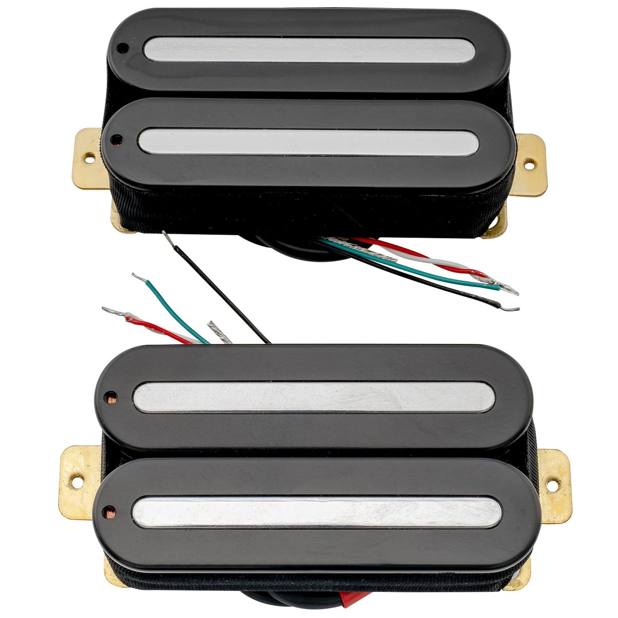 Artec HXTN Super Power Dual Hot Rail Keramisch Humbucker Hals Element 8.4K voor Elektrische Gitaar, Zwart