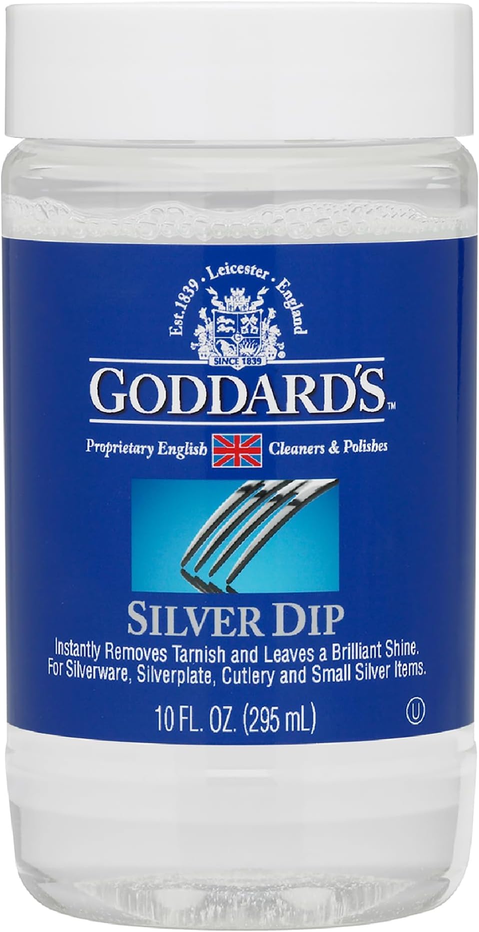 Goddard's Silver Cleaner Dip, Instant Tarnish Remover, Silver Polish, 10 oz