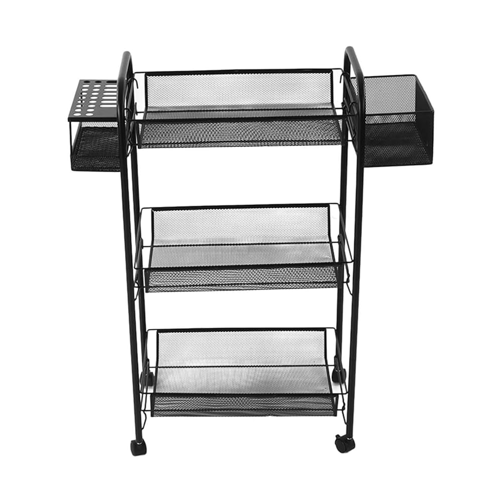 Amazon｜組立簡単 キャスター付き メタルラック 省スペース 物置