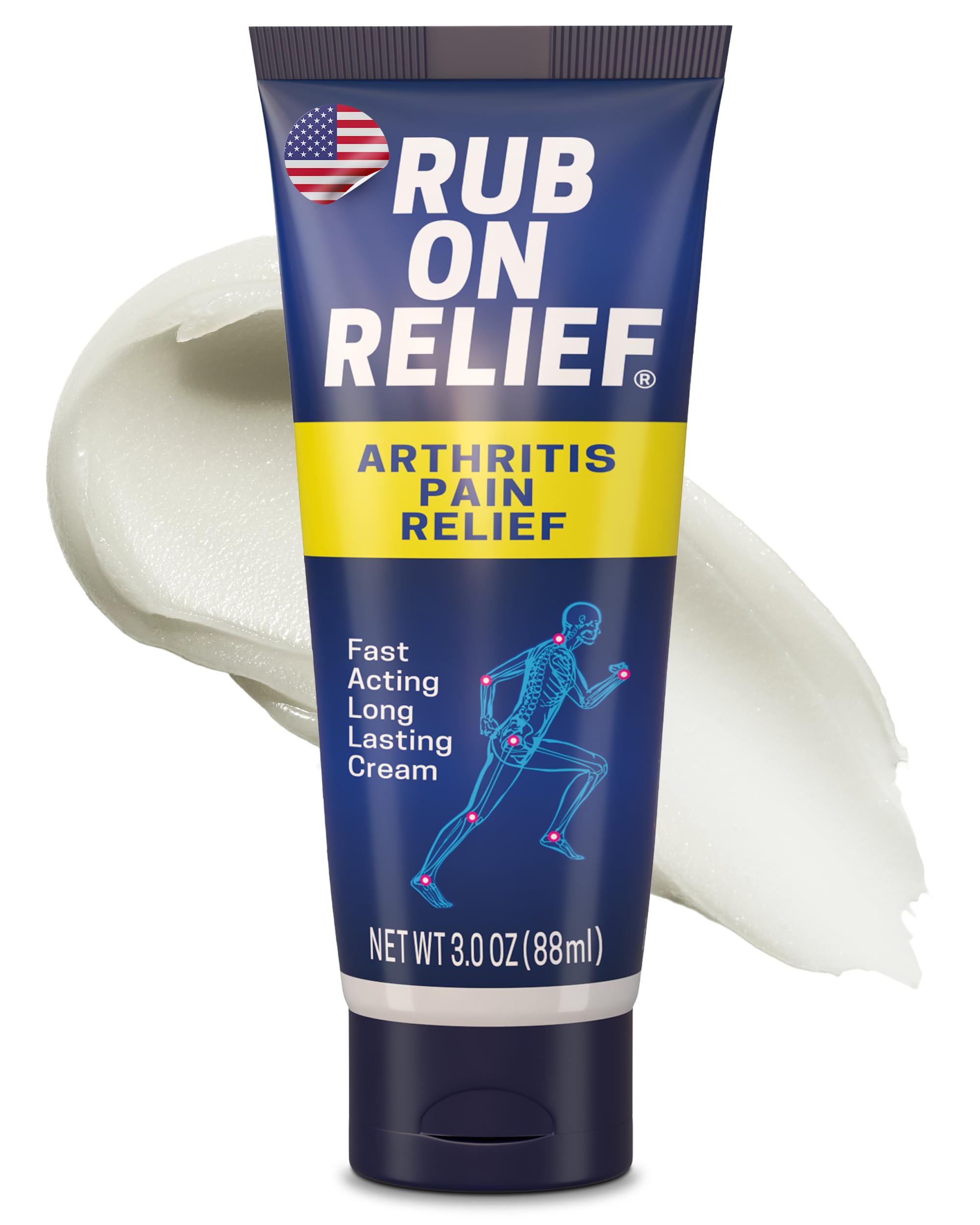 Sponsored Ad - Topical Pain Relief Cream - Non-Greasy Joints Pain Cream for Knees, Shoulders & Back, Targeted Arthritis & Muscle Aches with Arnica, MSM, Turmeric, Aloe Vera, & Castor Oil- 3 oz (1 Pack)