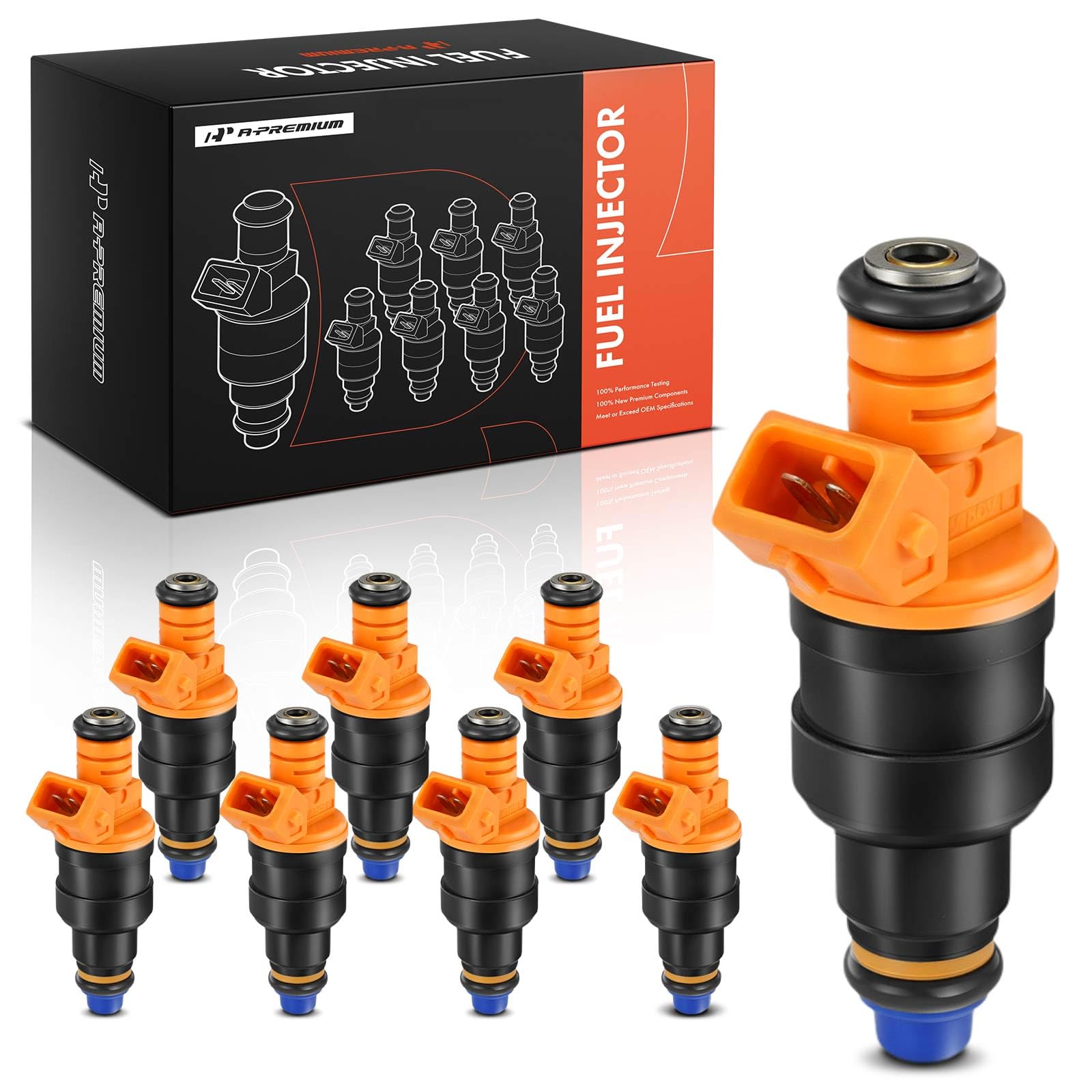 A-Premium Set of 8 Fuel Injectors for Ford Mercury Lincoln