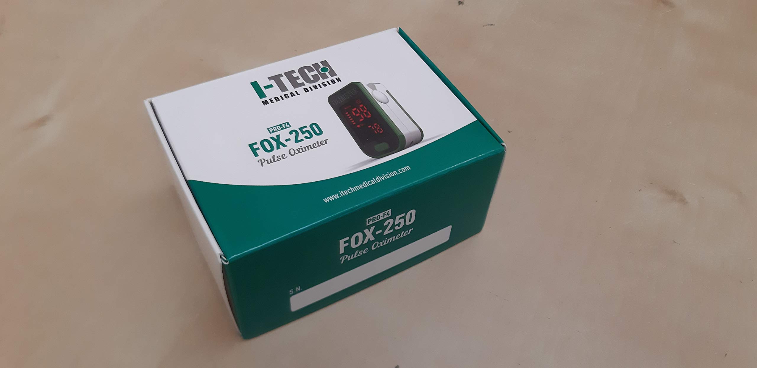 I-Tech Pulsossimetro Saturimetro Fox-250, 1 pezzo