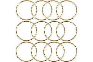 BetterJonny 12Pcs 4" Dream Catcher Hoops: Enhance Your DIY Creations