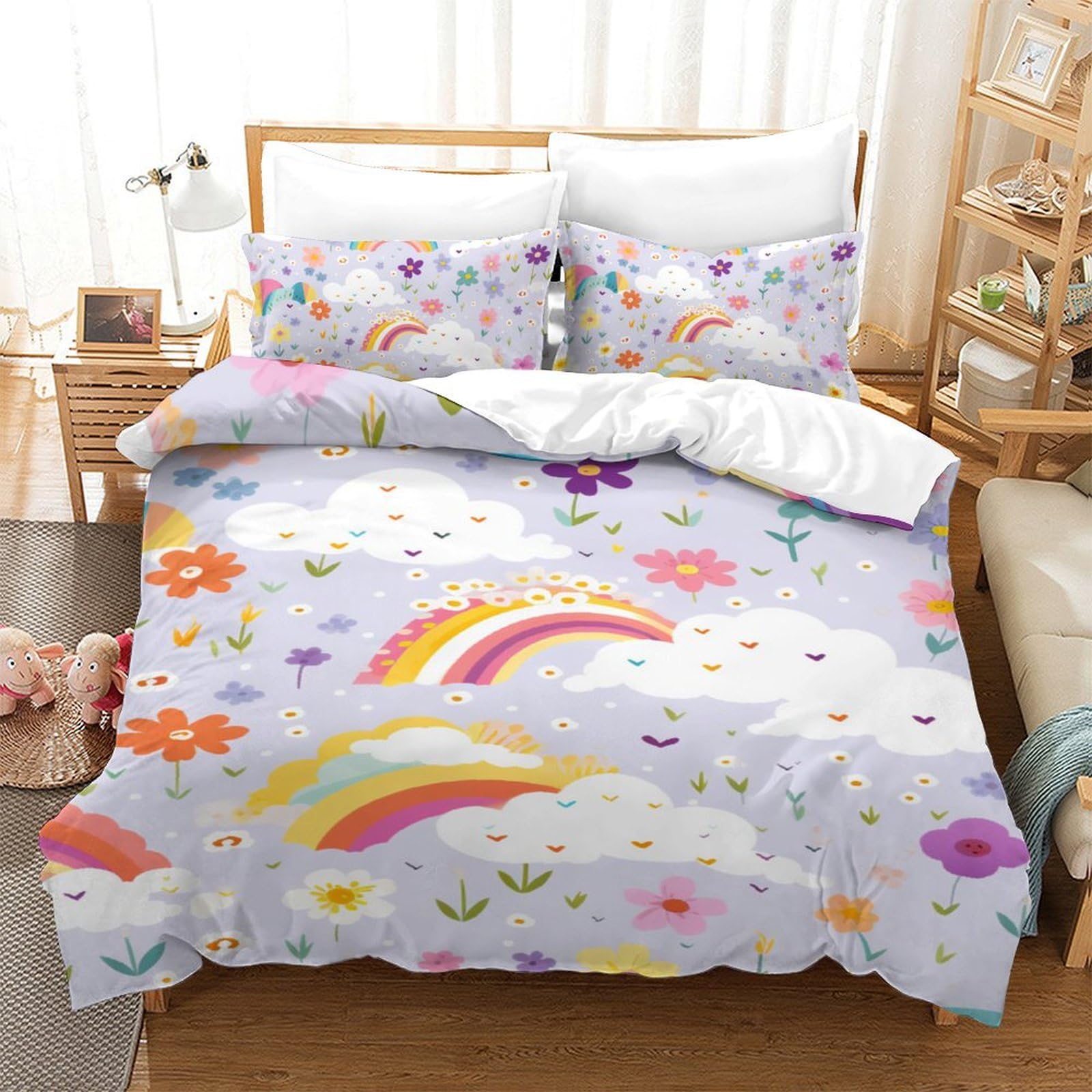Parure de lit pour la décoration de la pièce single 140x200