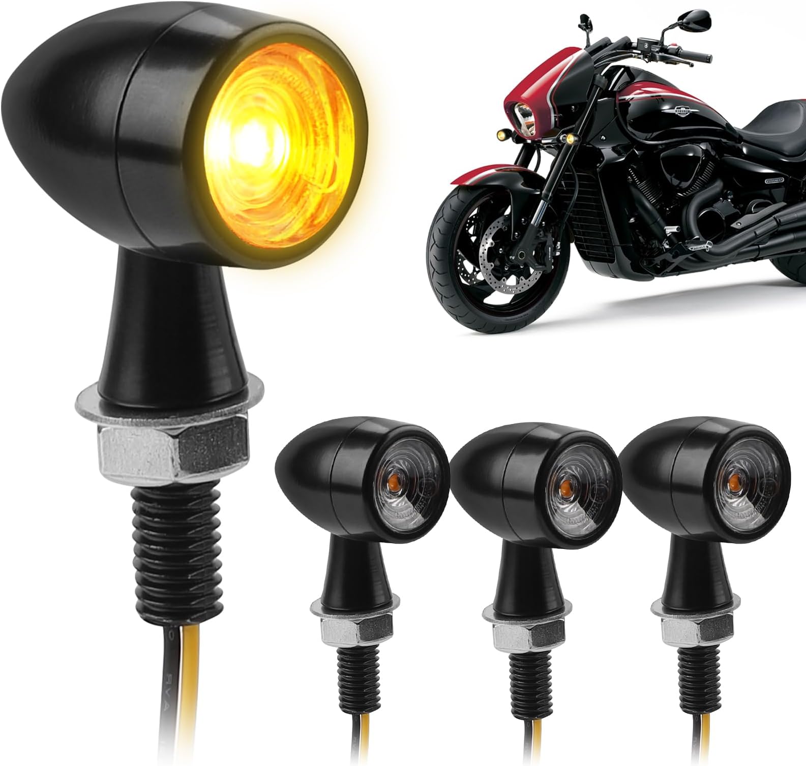 Motorrad Blinker 13LED - Wasserdicht & Universal