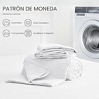 Vista 4 de Love's cabin Colchas para cama Queen de color blanco, colcha suave de verano, colcha de microfibra ligera, colcha de estilo moderno