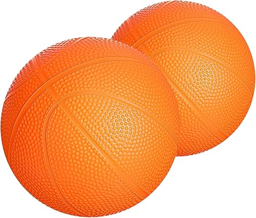 Botabee - Set of 2 Kids Basketball - 6 Inch Mini Rubber Ball for Little Tikes - Toddler Balls for Indoor/Outdoor Play - Ideal Gift Toy for Boys -