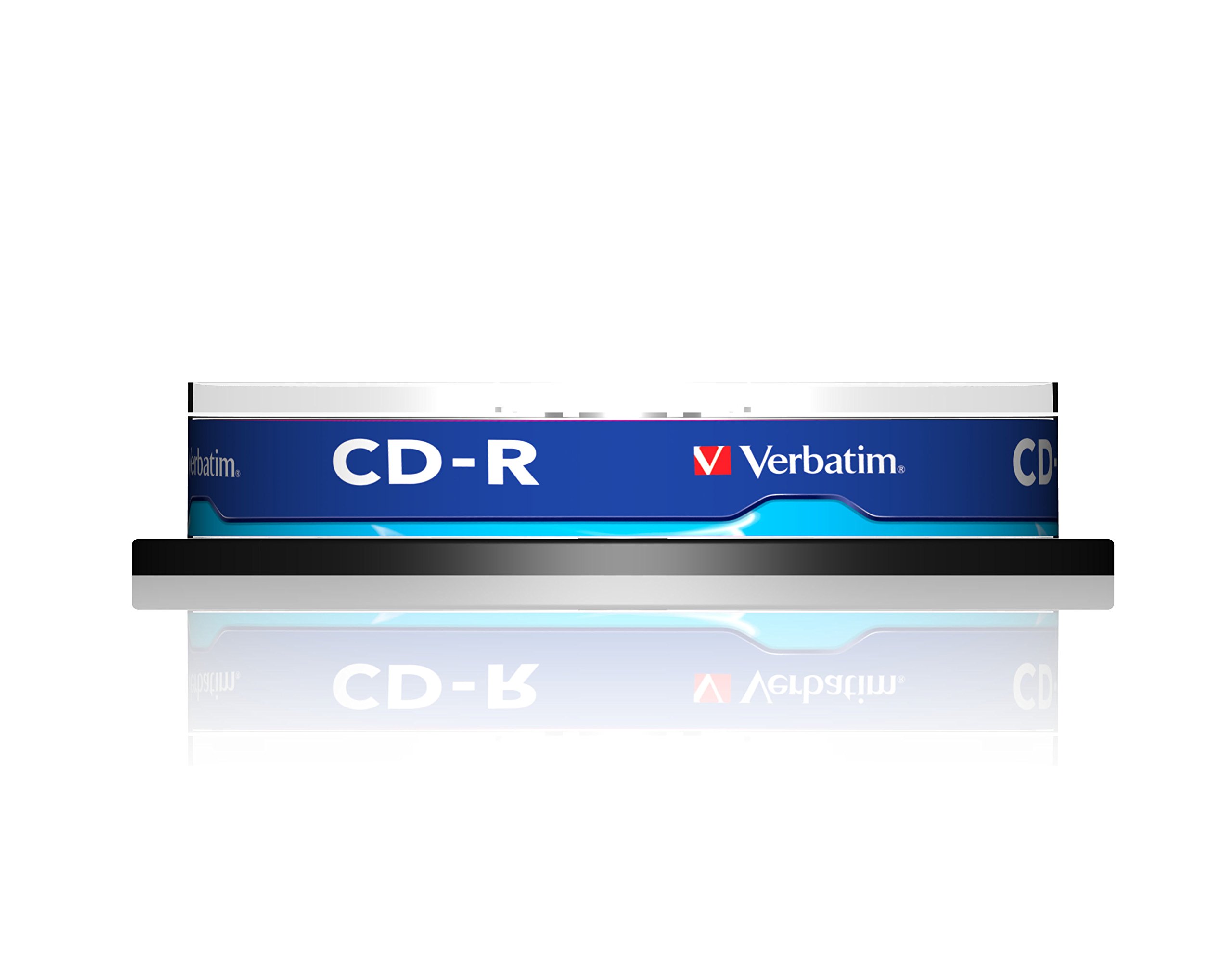 Verbatim CD-R Extra Protection 700 MB I 10er Pack Spindel I Oberfläche weiß I CD Rohlinge I 52-fache Brenngeschwindigkeit mit langer Lebensdauer & Extraschutz I leere CDs I Audio CD Rohling