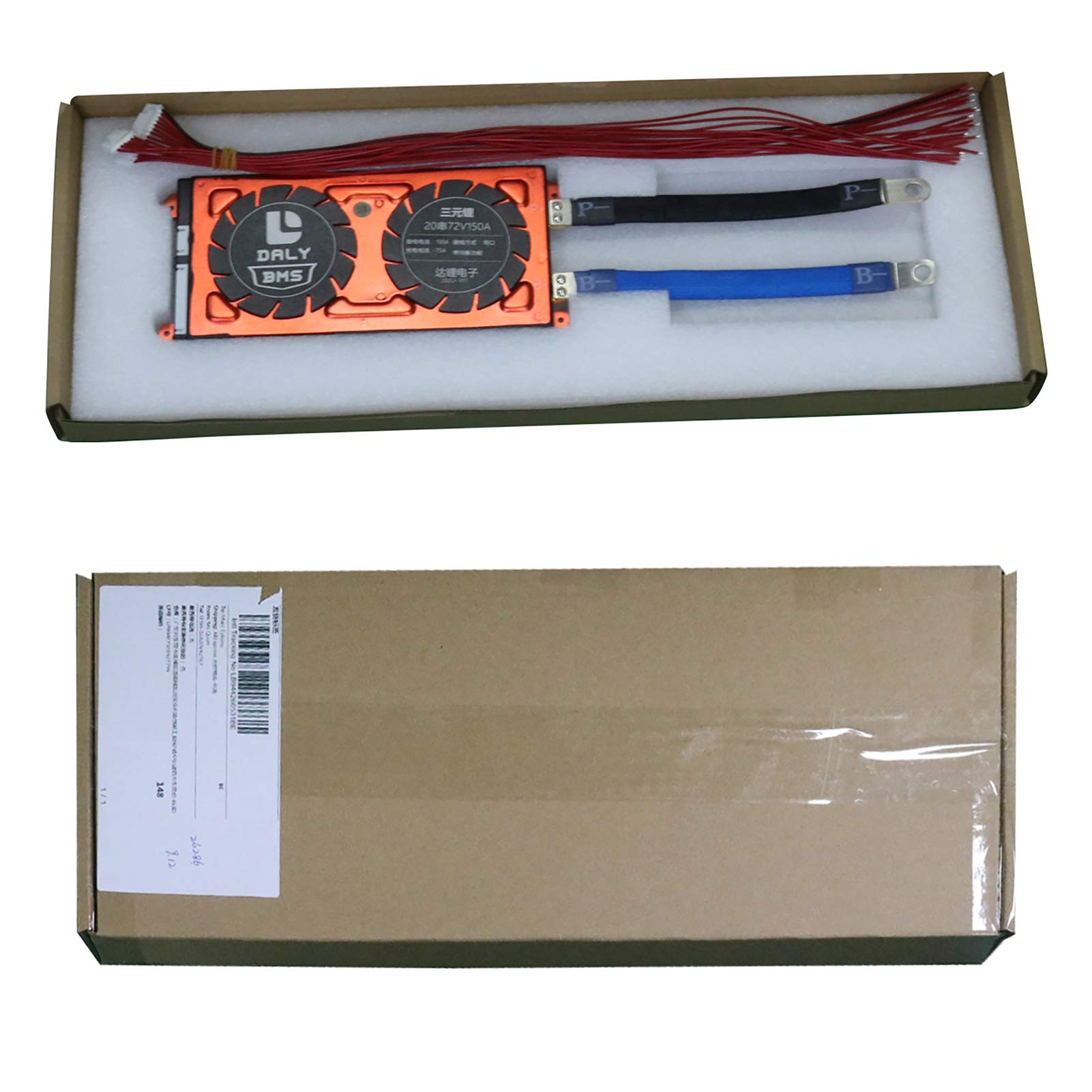 DALY BMS LiFePo4 4S 12V 120A PCB Scheda di Protezione con Porta Comune e Sonda Sensore per Batteria Al Litio nominale 3.2V Strumenti Elettrici FAI DA TE