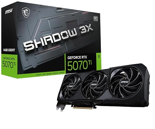 MSI Gaming RTX 5070 Ti 16G Shadow Graphics Card