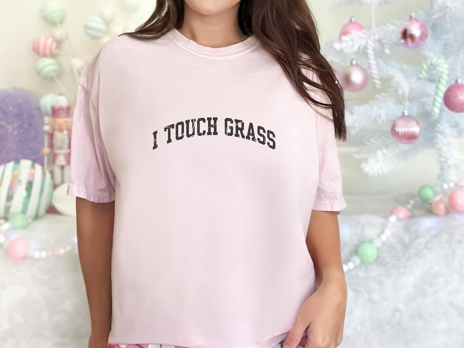 I Touch Grass | Funny Gamer Shirt for Men & Women T-Shirt
