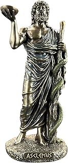57 SPECIAL REPLICAS Skulptur Deko Figur Asklepios, griechischer Gott der Medizin Figur als Geschenk für Wohnzimmerdekoration Figuren Deko