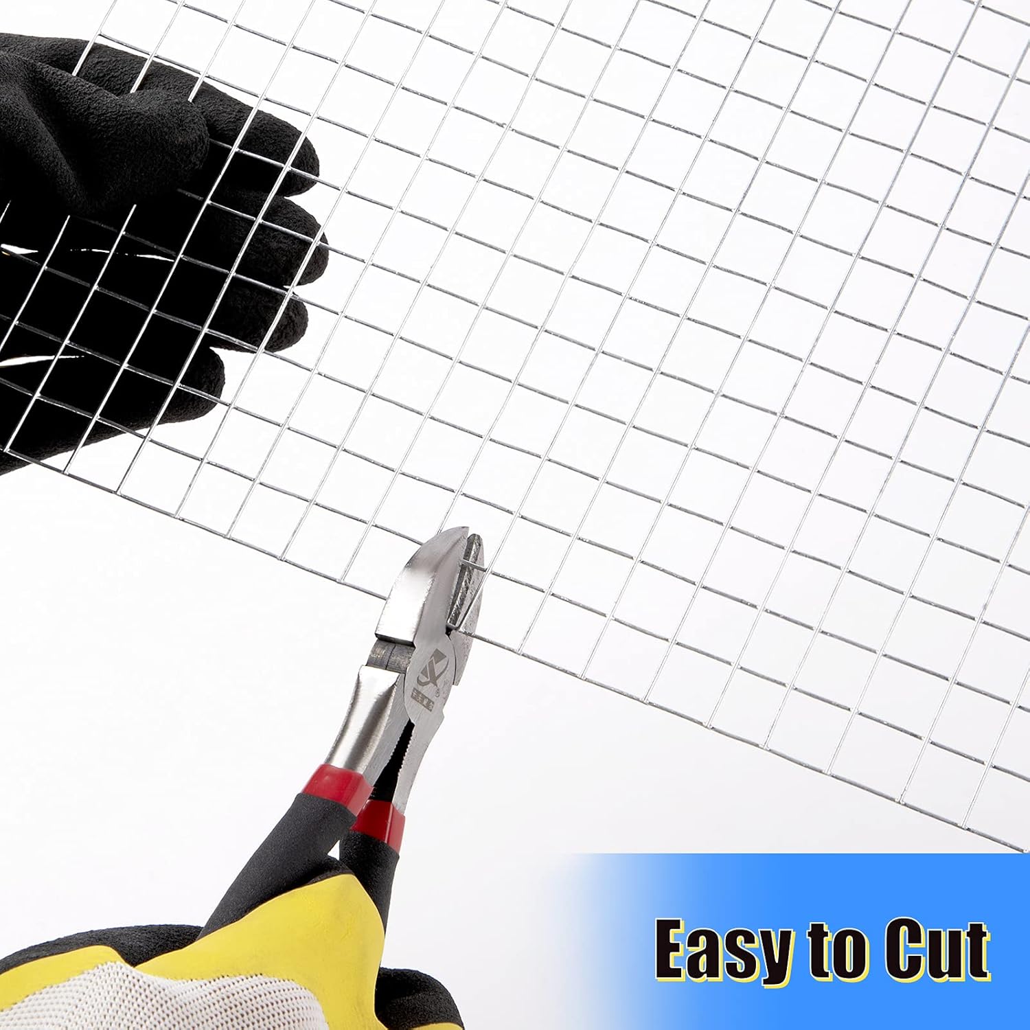 HOSOM Hardware Cloth 1/2 Inch - 48" x 50' Rabbit Wire Fence, Chicken Wire Mesh, 19 Gauge User-Friendly Galvanized Wire Mesh for Underground, Garden, House Improvement Item - - 