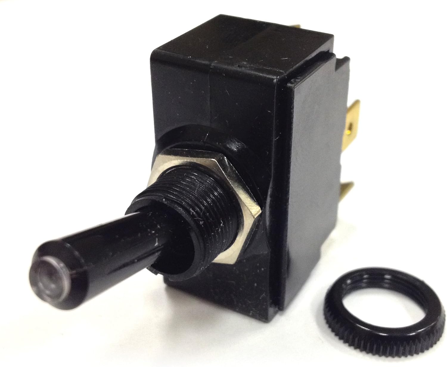 Sierra International TG40300 Toggle Switch, Tip Lit, On - Off SPST, Medium