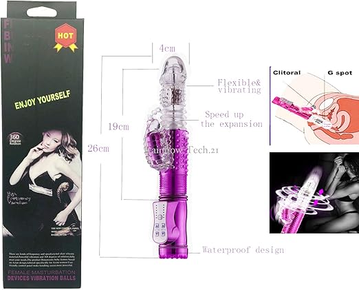 Empujador-Conejo-Vibrador-Dildo-G-Punto-Multi-Velocidad ...