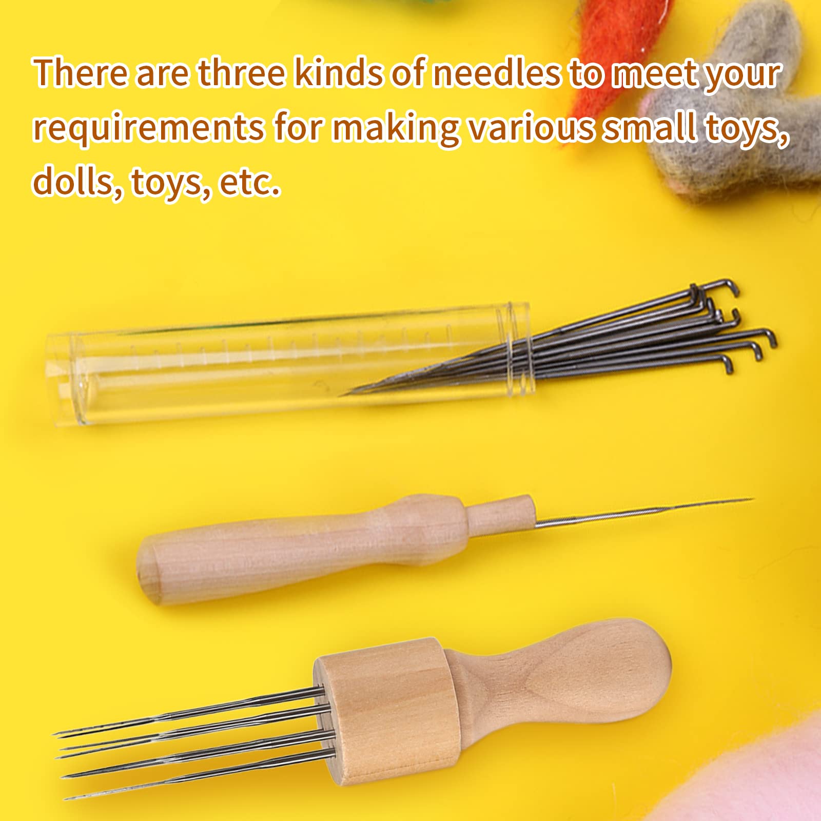 Filznadeln Set 62-teilig - Perfekt Für Nass- & Trockenfilzen